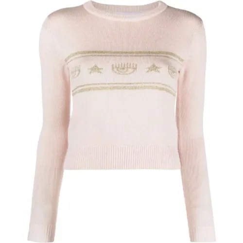 Stylish Sweaters , female, Sizes: L - Chiara Ferragni Collection - Modalova