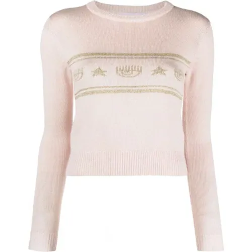 Stylish Sweaters , female, Sizes: M, L - Chiara Ferragni Collection - Modalova