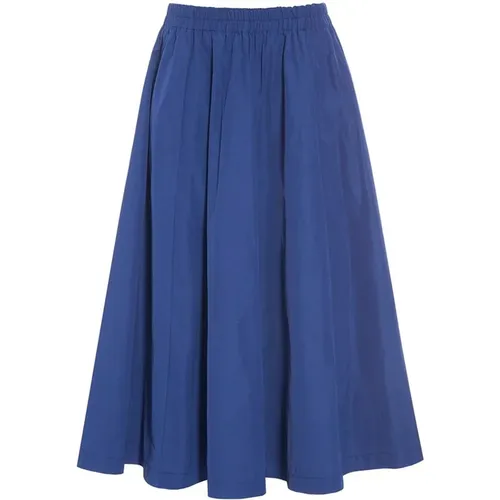 Midi Skirts, female, , Size: 2XL Twilight Poplin Skirt - Bitte Kai Rand - Modalova