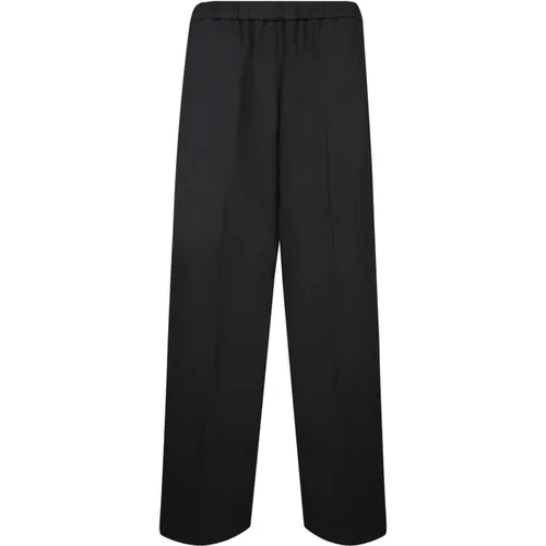 Wide Leg Milano Stretch Pants , female, Sizes: S, M - Fabiana Filippi - Modalova