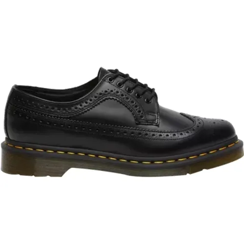 Laced Shoes, male, , Size: 8 US Flat Shoes Classic Style - Dr. Martens - Modalova