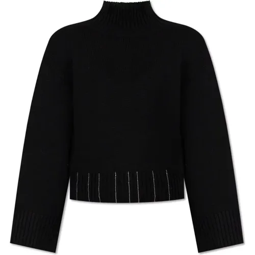 Turtlenecks, female, , Size: S Wool turtleneck - Fabiana Filippi - Modalova