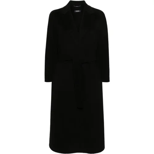 Belted Wool Coat , female, Sizes: M, S, XS, L - Max Mara - Modalova