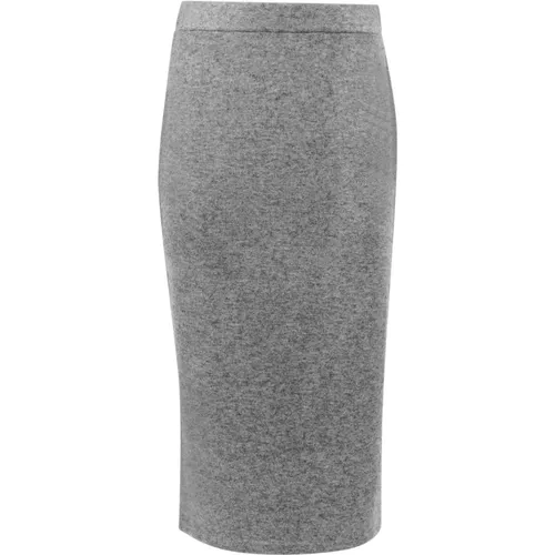 Cozy Stretch Midi Skirt , female, Sizes: L, M - Vince - Modalova