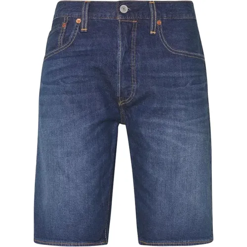 Levi's, Bermuda Denim 501 Original Kurz , Herren, Größe: W32 - Levis - Modalova