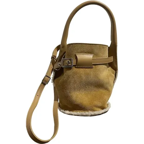 Pre-owned Suede handbags , female, Sizes: ONE SIZE - Celine Vintage - Modalova