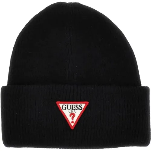 Stylish Beanie Hat for Men , female, Sizes: M, L - Guess - Modalova