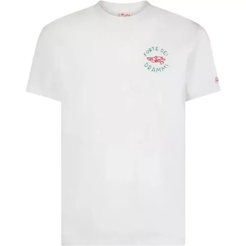 T-shirt Forte Drammi 01n Emb , male, Sizes: L, M, 2XL, XL - MC2 Saint Barth - Modalova