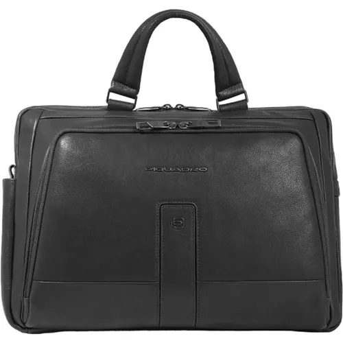 Laptop Bags & Cases, male, , Size: ONE SIZE Men's Bags Handbag Ss24 - Piquadro - Modalova