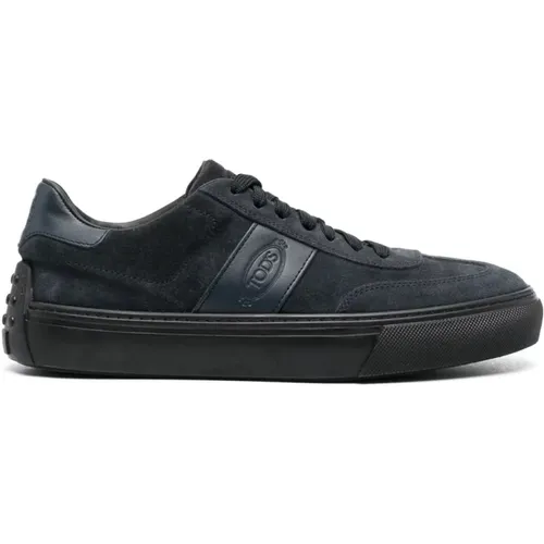 Suede Sneakers with Studded Sole , male, Sizes: 8 UK, 6 1/2 UK, 8 1/2 UK, 9 UK, 10 UK, 7 UK - TOD'S - Modalova