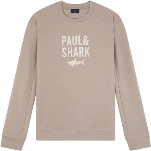 Gemütlicher Strickpullover , Herren, Größe: M - PAUL & SHARK - Modalova