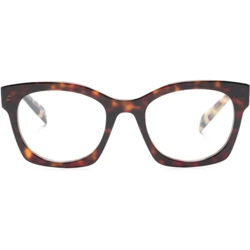 Braun/Havanna Optische Brille , Damen, Größe: 50 MM - Prada - Modalova