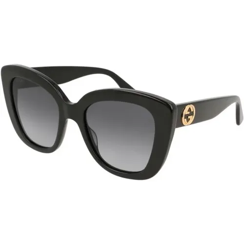Grey Sunglasses Stylish Model , female, Sizes: 52 MM - Gucci - Modalova
