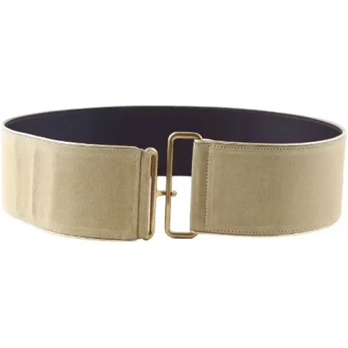 Pre-owned Leather belts , female, Sizes: ONE SIZE - Yves Saint Laurent Vintage - Modalova