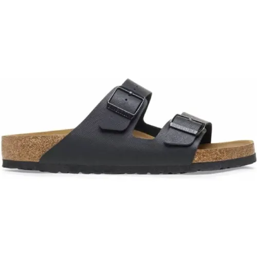 Flat Sandalen , Herren, Größe: 40 EU - Birkenstock - Modalova