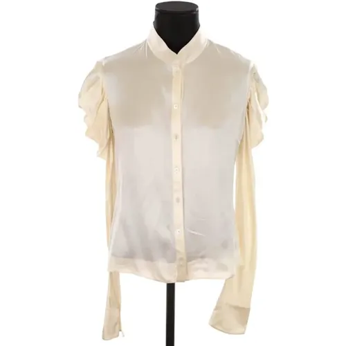 Pre-owned Shirts & Blouses, female, , Size: M Pre-owned Silk tops - Valentino Vintage - Modalova