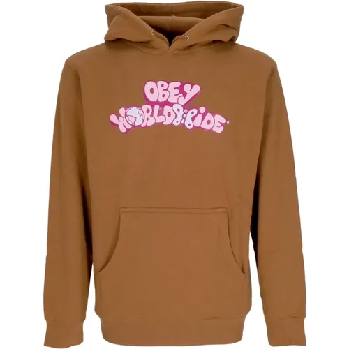 Butterfly Basic Hooded Fleece Womens Hoodie - Obey - Modalova