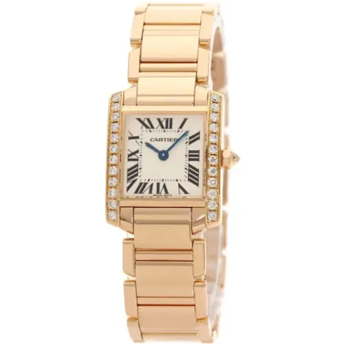 Pre-owned Watches, female, , Size: ONE SIZE Pre-owned Rose Gold watches - Cartier Vintage - Modalova