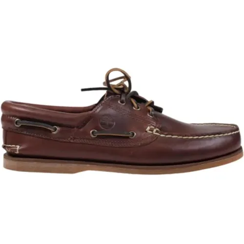 Sailor Shoes, male, , Size: 10 1/2 US Leather Lace-Up Moccasins - Timberland - Modalova
