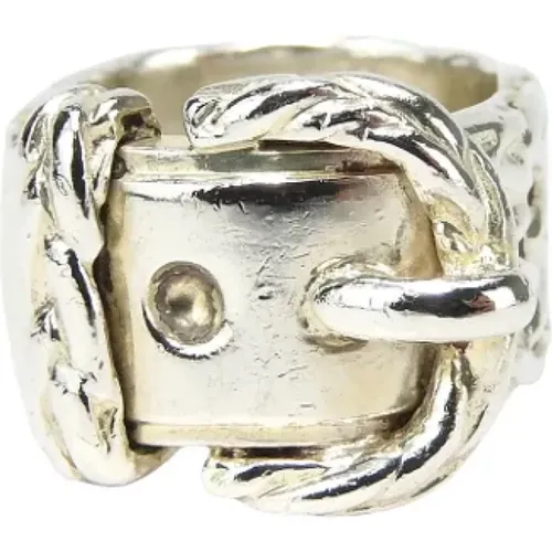 Pre-owned Jewellery, female, , Size: ONE SIZE Pre-owned Silver hermes-jewelry - Hermès Vintage - Modalova