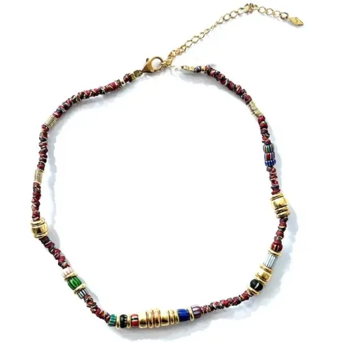 Afrikanische Perlenkette Masai Xxl2 , Damen, Größe: ONE Size - Gachon Pothier - Modalova