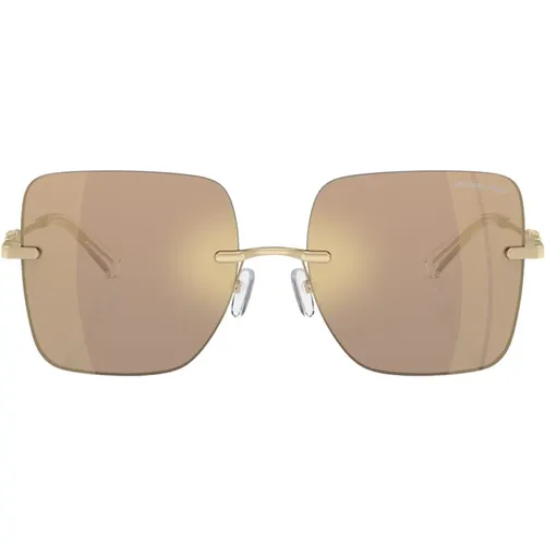 Square Sunglasses Quebec Mk1150 10145A , unisex, Sizes: 55 MM - Michael Kors - Modalova