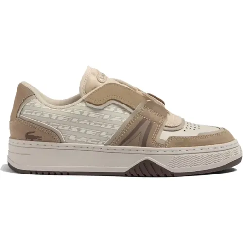 Handgefertigte Sneakers Off White/Light Grey , Damen, Größe: 39 1/2 EU - Lacoste - Modalova