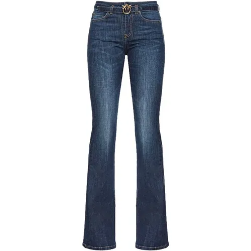 Flared Jeans , Damen, Größe: W27 - pinko - Modalova