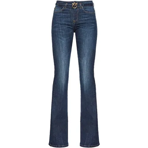 Flared Jeans , female, Sizes: W24, W26, W27, W28 - pinko - Modalova