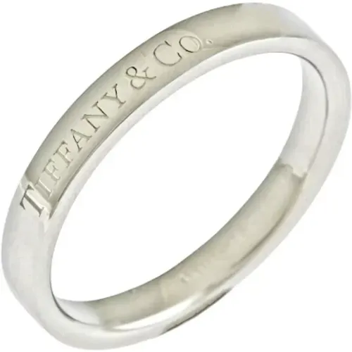 Pre-owned Jewellery, female, , Size: ONE SIZE Pre-owned Platinum rings - Tiffany & Co. Pre-owned - Modalova