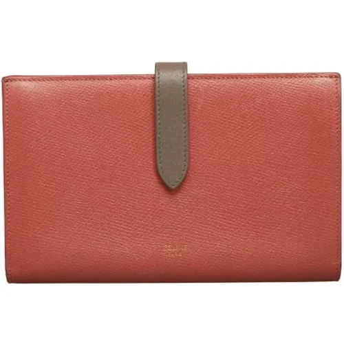 Pre-owned Wallets, female, , Size: ONE SIZE Pre-owned Leather wallets - Celine Vintage - Modalova