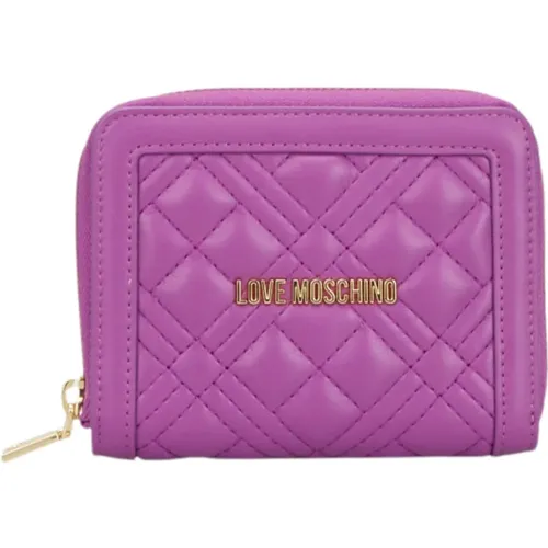 Wallets & Cardholders, female, , Size: ONE SIZE Stylish Wallets and Cardholders - Love Moschino - Modalova