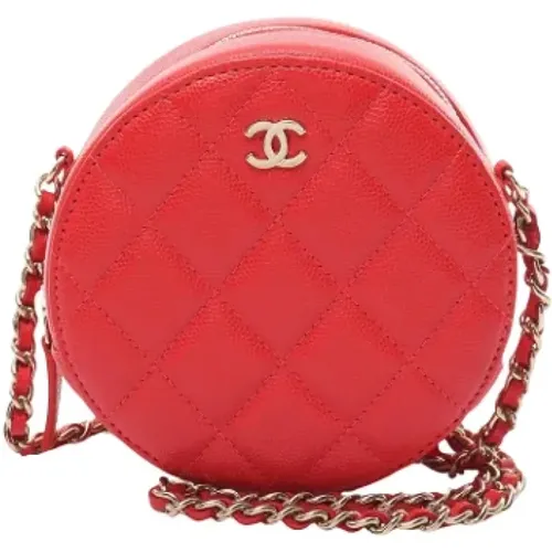 Pre-owned Leather chanel-bags , female, Sizes: ONE SIZE - Chanel Vintage - Modalova