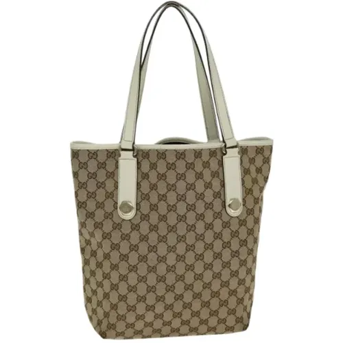 Pre-owned Tote Bags, female, , Size: ONE SIZE Pre-owned Canvas totes - Gucci Vintage - Modalova