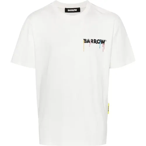 T-shirts and Polos , male, Sizes: L - Barrow - Modalova