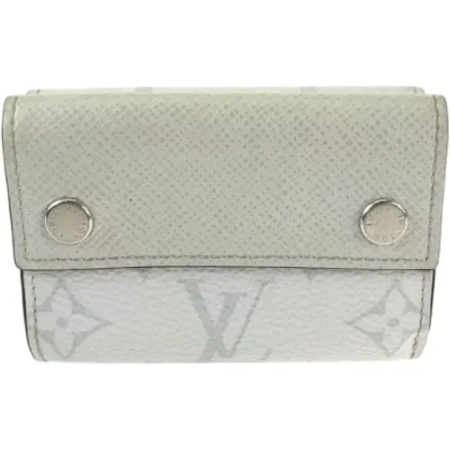 Pre-owned Wallets, male, , Size: ONE SIZE Pre-owned Canvas wallets - Louis Vuitton Vintage - Modalova