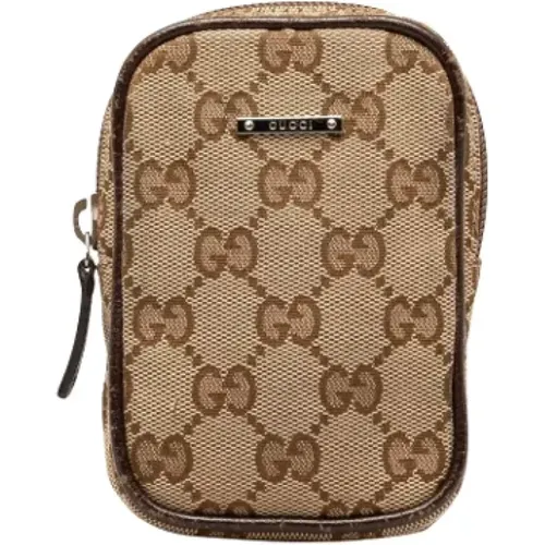 Pre-owned Accessories, female, , Size: ONE SIZE Pre-owned Canvas gucci-bags - Gucci Vintage - Modalova