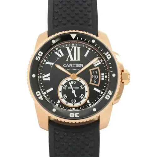 Pre-owned Rose Gold watches , male, Sizes: ONE SIZE - Cartier Vintage - Modalova