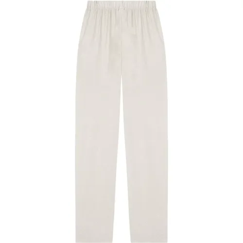 Silver silk harem style pants , female, Sizes: L, XL, M, 2XL, S - Cortana - Modalova