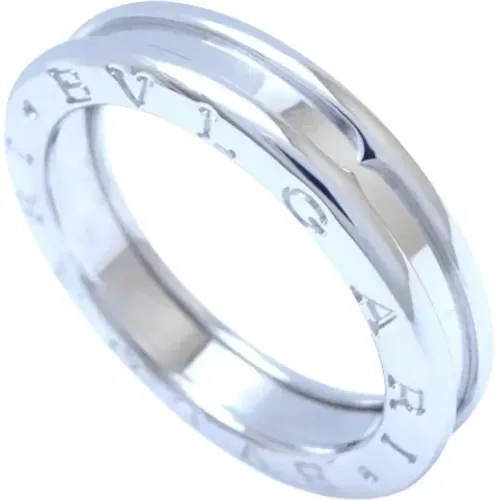 Pre-owned Jewellery, female, , Size: ONE SIZE Pre-owned White Gold rings - Bvlgari Vintage - Modalova