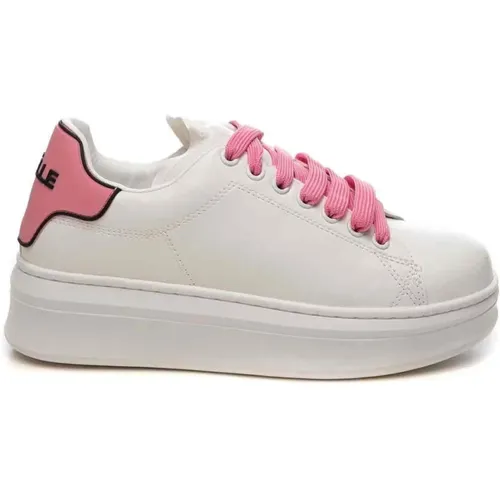 Eco-Leder Sneakers mit Gummisohle , Damen, Größe: 38 EU - Gaëlle Paris - Modalova