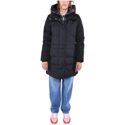 In 1 Puffy Parka , Damen, Größe: L - Woolrich - Modalova