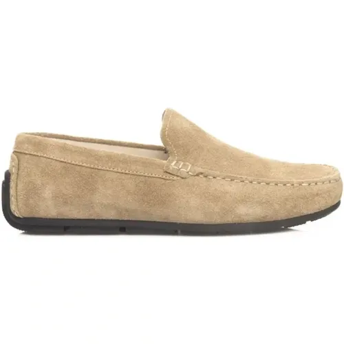 Loafers, male, , Size: 11 US Men's Leather Driver Moccasins - Cerruti 1881 - Modalova