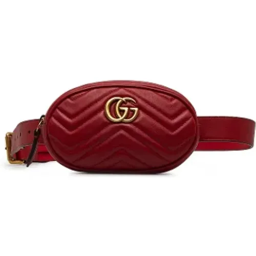 Pre-owned Belt Bags, female, , Size: ONE SIZE Pre-owned Leather crossbody-bags - Gucci Vintage - Modalova