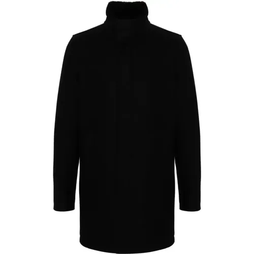 Stylish Wool Blend Parka Coat , male, Sizes: XL, 2XL - Herno - Modalova