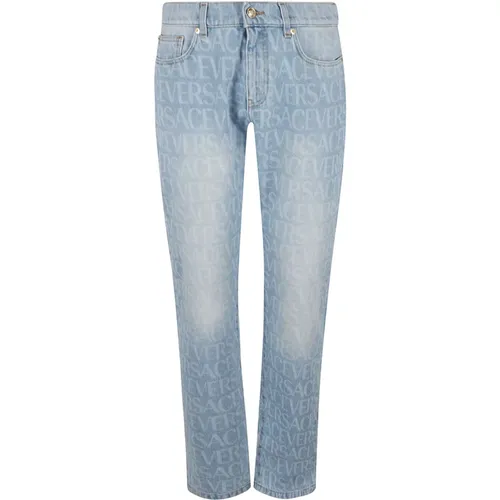 Jeans , male, Sizes: W34 - Versace - Modalova