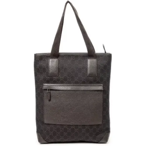 Pre-owned Tote Bags, female, , Size: ONE SIZE Pre-owned Canvas totes - Gucci Vintage - Modalova