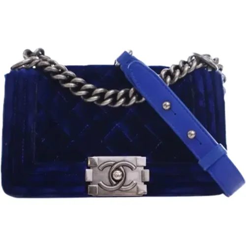 Pre-owned Cross Body Bags, female, , Size: ONE SIZE Pre-owned Velvet chanel-bags - Chanel Vintage - Modalova