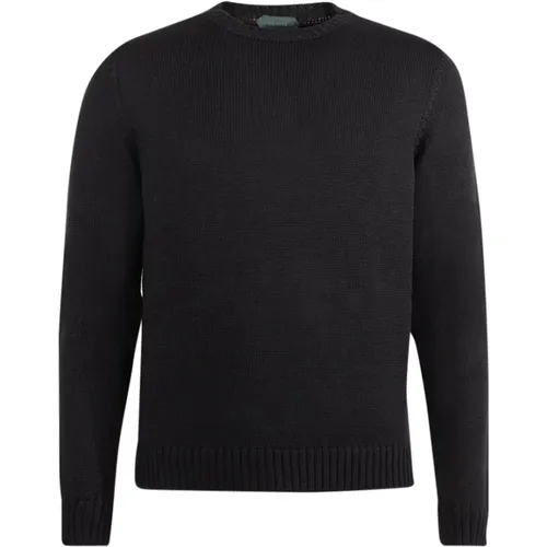 Sweaters , male, Sizes: 3XL, 2XL - Zanone - Modalova