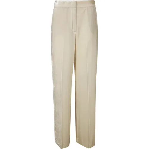 Relaxed Fit Trousers with Hidden Closure , female, Sizes: XS - P.a.r.o.s.h. - Modalova